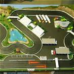 ho slot car track layouts